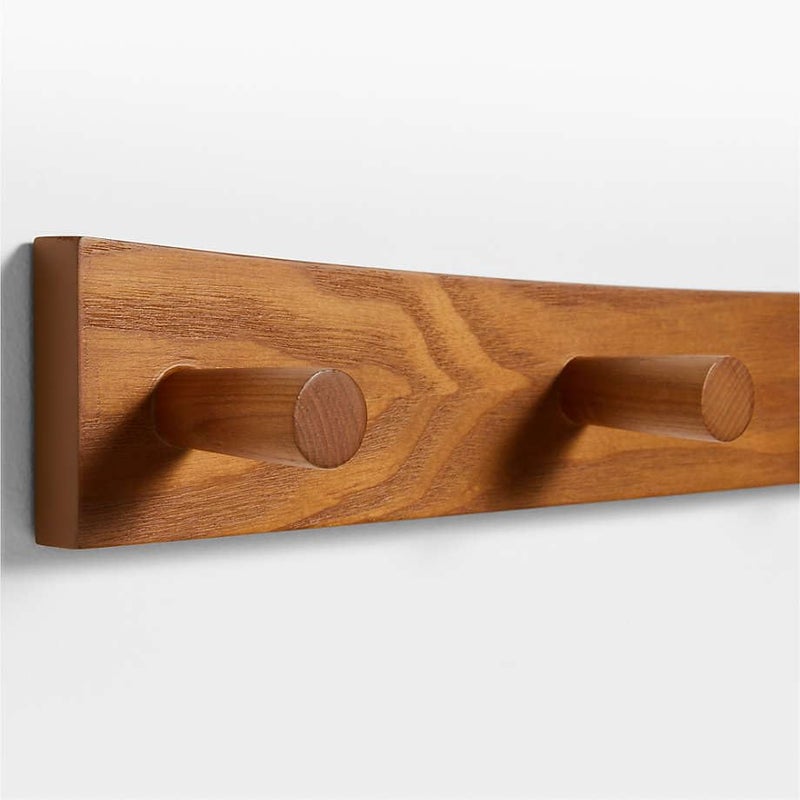 Runam Woods Premium Solid Wood Wall Hooks Wooden Hook Rack for Bedroom Study Room Home Entrance Home Decore Hooks Display Hooks Wall Hook Rack - Image 3