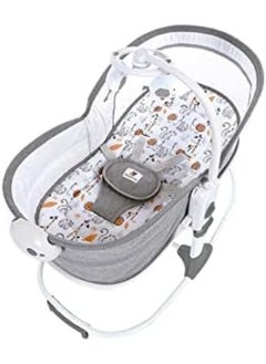 Mastela Mastela 6 In 1 Multi-Function Bassinet With 3 Point Harness And 3 Height Adjustment Removable Music And Vibration Unit 