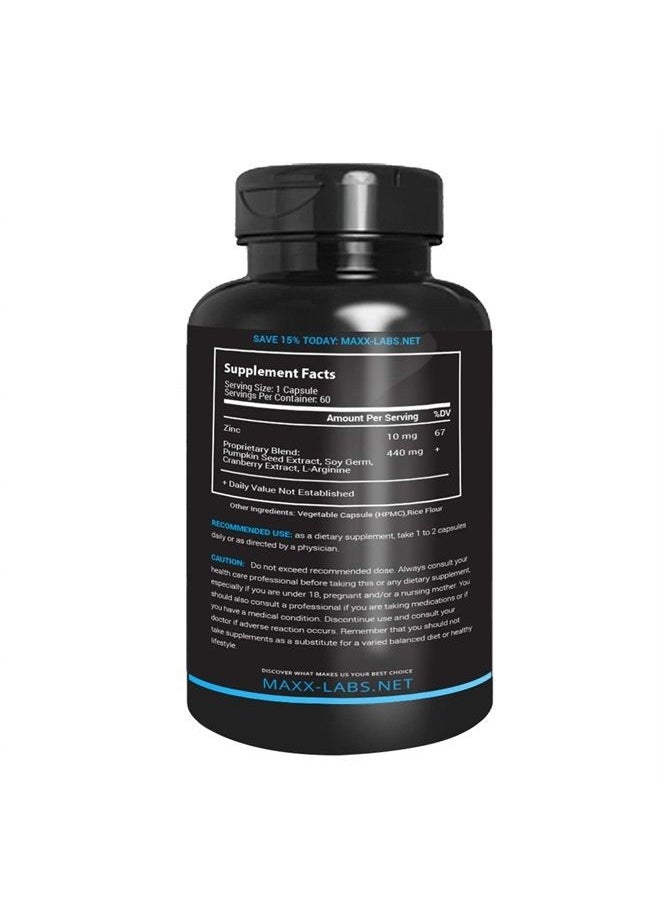 MaxX Labs Bladder Control & UTI Cranberry Pills - Cranberry Supplement for Women - Potent Blend of Vitamin D3, Pumpkin Seed & Cranberry Extract - Supports Urinary Tract Health (UTIs) - 60 Ct  - Image 2