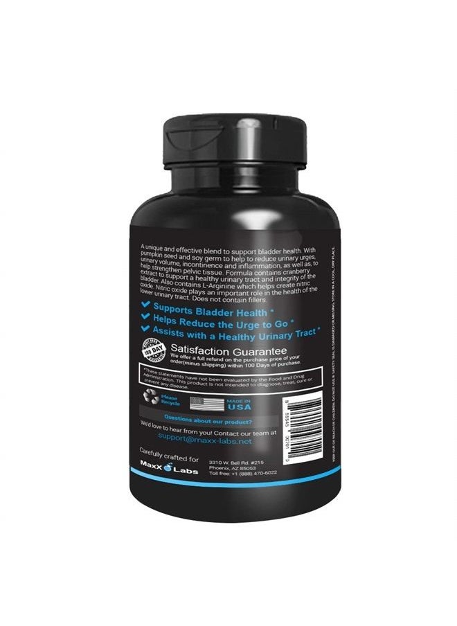 MaxX Labs Bladder Control & UTI Cranberry Pills - Cranberry Supplement for Women - Potent Blend of Vitamin D3, Pumpkin Seed & Cranberry Extract - Supports Urinary Tract Health (UTIs) - 60 Ct  - Image 3