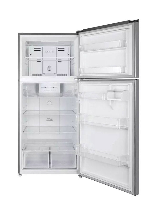 CANDY Double Door Refrigerator 13.6Cu.ft Freezer 46Cu.ft, 387 L, CDG5T7517CS KSA Silver - Image 2
