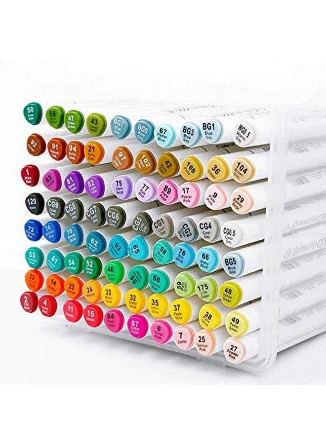 Like-It like it Art Markers Dual Tip Drawing Pen for Kids & Adults Twin Head Pen Set for Sketching (48 Colors-cartoon) - Image 1