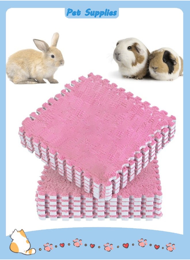 Generic Cage Liners Washable & Anti Slip Pads Reusable Bunny Soft Mats for Small Pet Resting Playing Winter Playpen Pad for Bunny Hedgehog  - Image 2