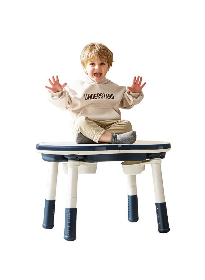 Ching-Ching Ching Ching - Building Block Game Multifunctional Table And Chair Set Fu-30B-White And Blue Color-5.8Kg (Table + Chair) - Image 5