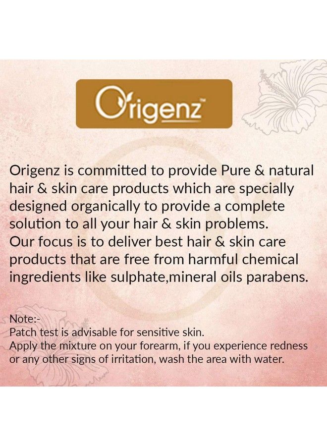 Origenz Pure Hibiscus Powder For Hair Care Skin Cleansing Conditioning Mask Face Pack Scrub Wash ; Rosasinensis ; 100Gm Pack Of 2 - Image 5