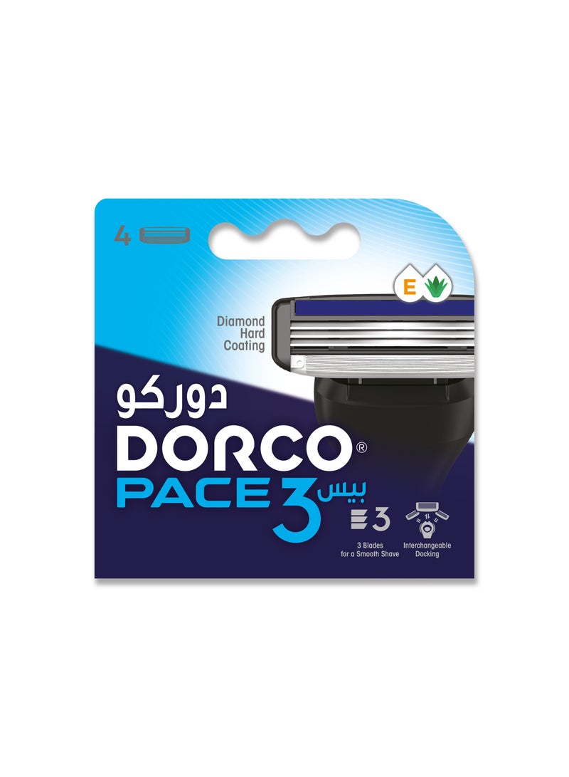 DORCO خرطوشات Pace3 للرجال - Image 1