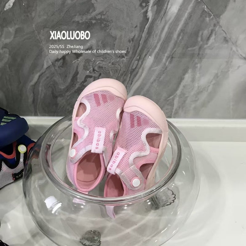 Children'S Shoes Korean Style Boy'S Letter Single Net Comfortable Beach Shoes 2025 Summer Baby'S Lightweight All-Match Sports Sandals - Image 5