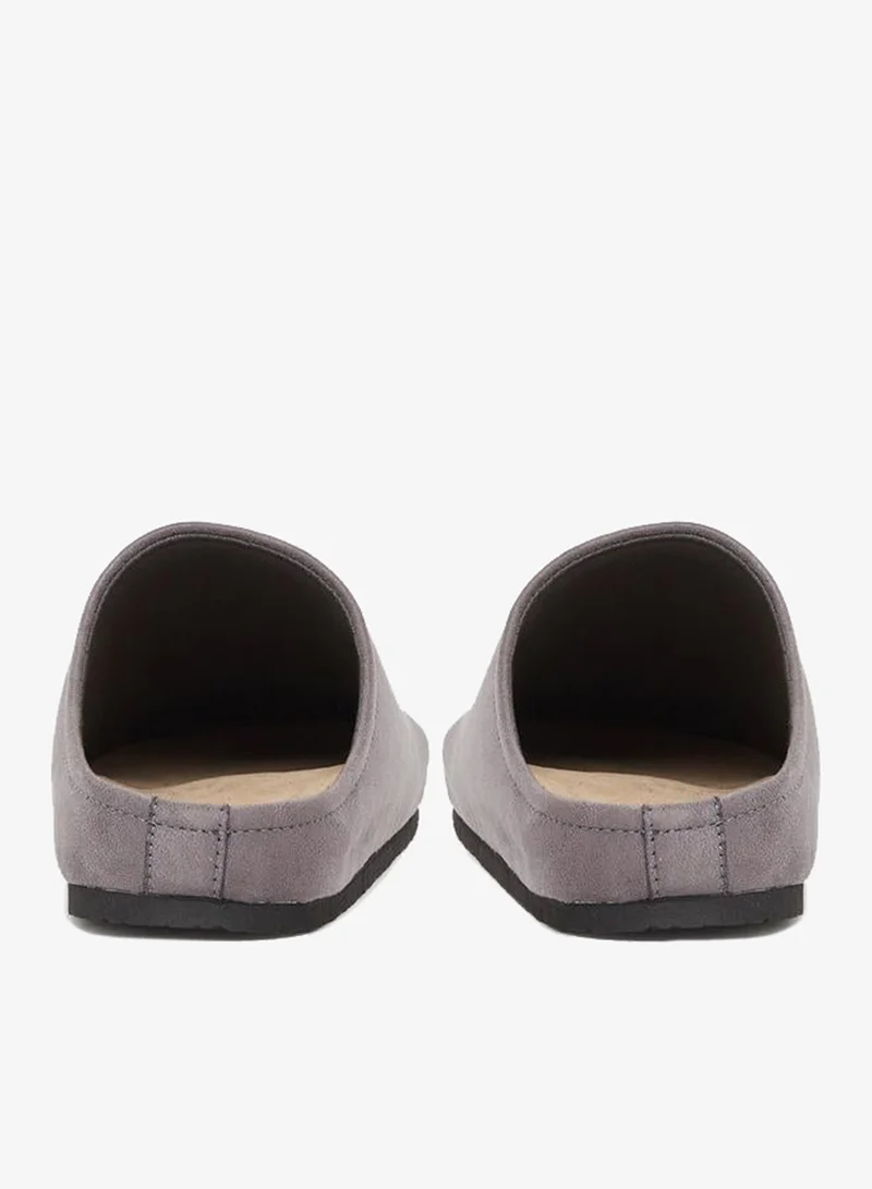 ستايلي صنادل ستايلي كلوبز مدورة من جلد سويدي صناعي