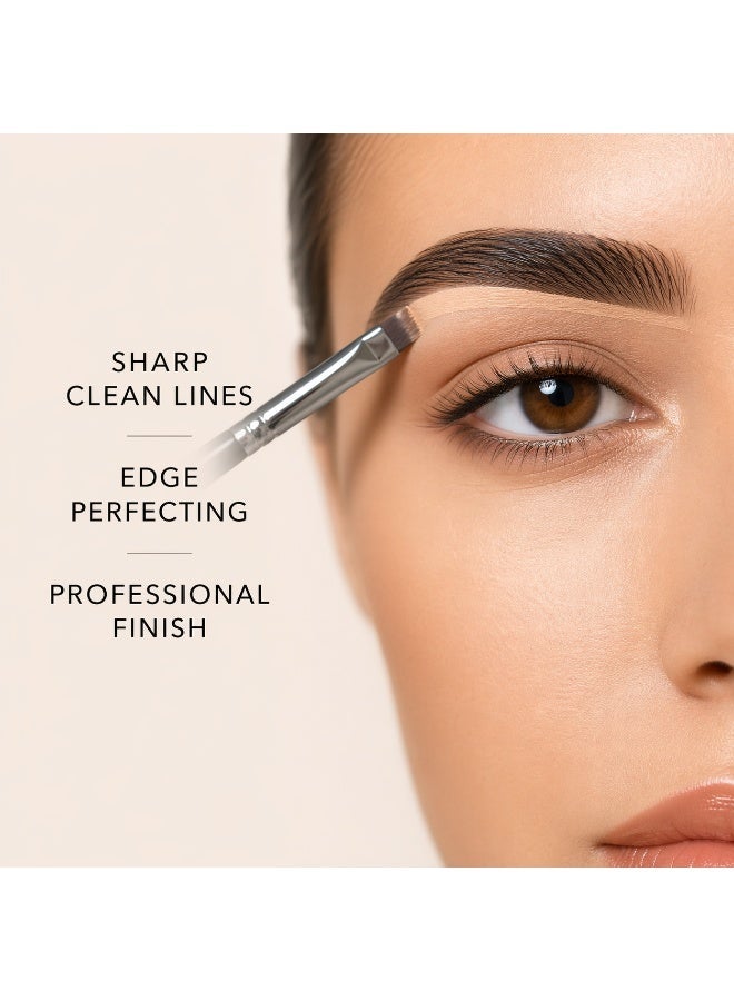 Flat Concealer Brush – Precision Makeup Brush for Under Eye Coverage, Brow Carving & Cut Crease Application - Image 5