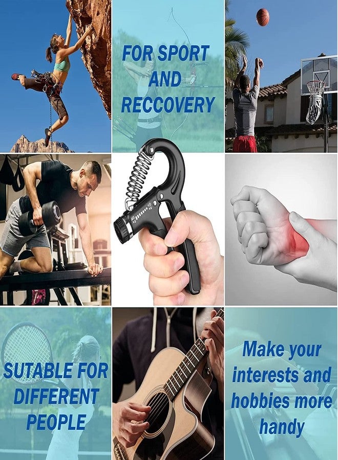 COOL INDIANS Hand Exerciser Forearm Exerciser Hand Grip Strengthener is Adjustable 10 to 40Kg for Unisex,Gym Workout & Home Use. (BLACK) - Image 2