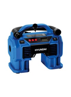 HYUNDAI HYUNDAI HP1160 Portable Air Compressor, 12V Tyre Inflator, 11 BAR High-Pressure Pump, Blue 