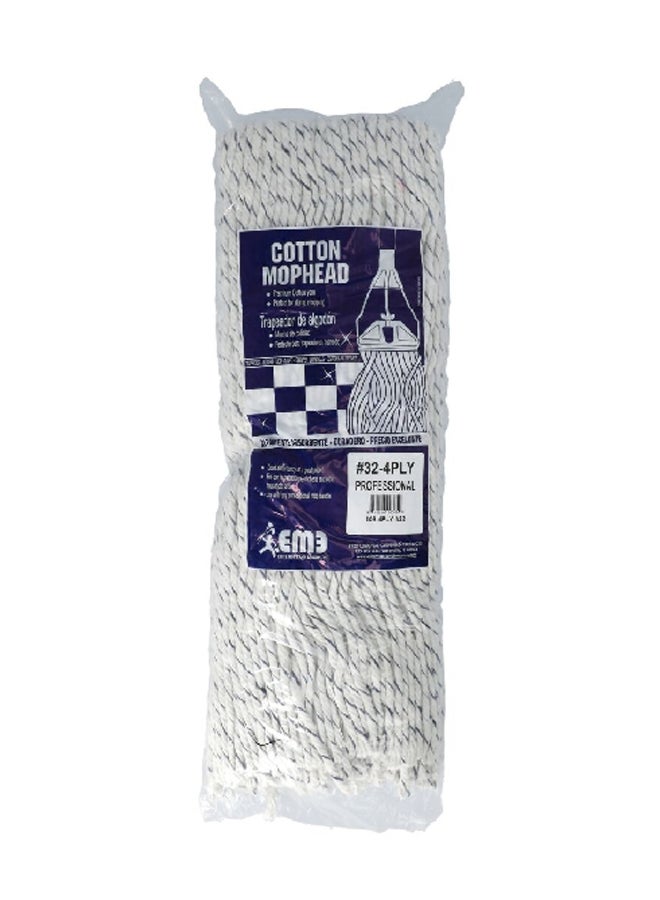 Lanier 4-Ply High Absorbent Premium Cotton Cutend Mop Head White 9.398 x 53.086 x 19.558 cm ‎01305-ACE - Image 1