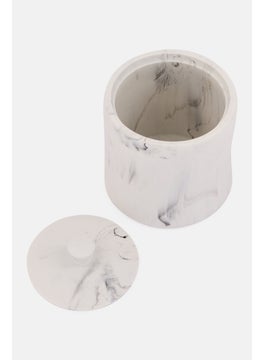 AMG Ceramic Cotton Storage Holder, White  - Image 3