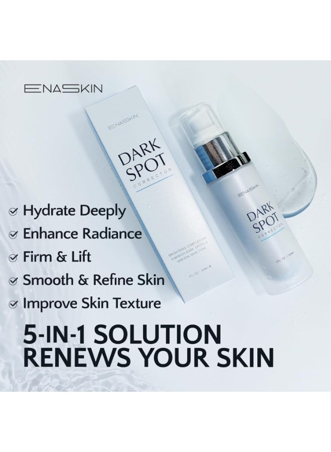 EnaSkin EnaSkin Dark Spot Remover for Face and Body: Advanced Formula Spot Corrector Cream to Fade Age Spots, Sun Spots, Freckles, Melasma, and Brown Spots for Women and Men (1.7 Oz) - Image 5