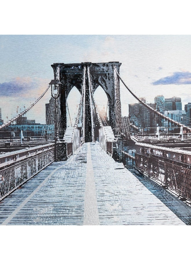 Home Box Vivid Bridge Aluminium Print Framed Picture 80 x 120 x 3 cm - Image 3