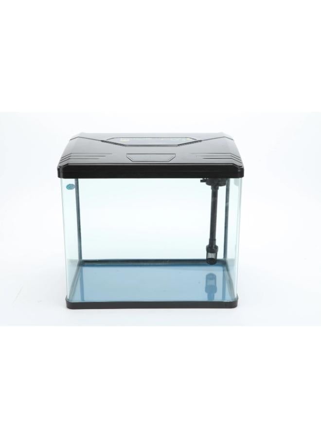 حوض أسماك 240 أبيض لؤلؤي - (24×17×28.5) - زجاج - Image 1