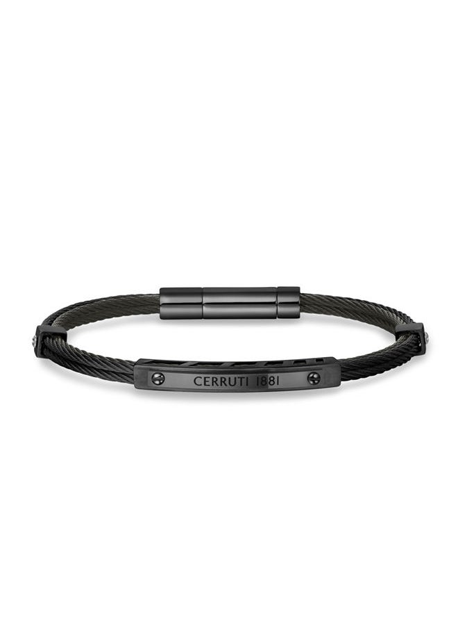 CERRUTI 1881 Bracelet for Men in Black  - Image 2