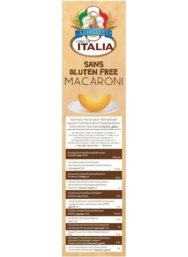 Cibo Di Italia - Cibo Di Italia Pasta Macaroni - Gluten Free 300g - Image 1