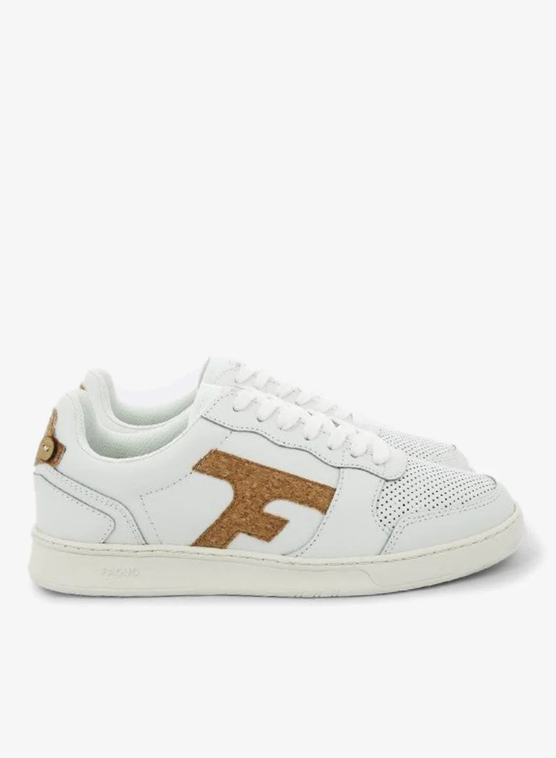 Faguo Hazel - White Sneakers in Recycled Leather