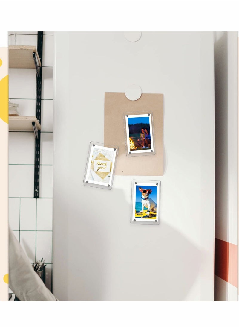 Y&D - Magnetic Fridge Frame, 6 Pcs Acrylic Picture Frame - Image 1