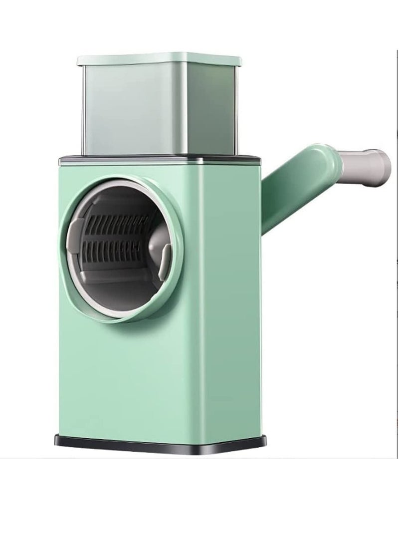 ELTRAZONE vegetable-cutter1x20 Multifunctional Vegetable Grater Fruit Vegetable Slicer Easy Clean 4 in 1 Adjustable Handheld Vegetable Slicer Spiral Drum Slicer Assorted, 1x20 - Image 1