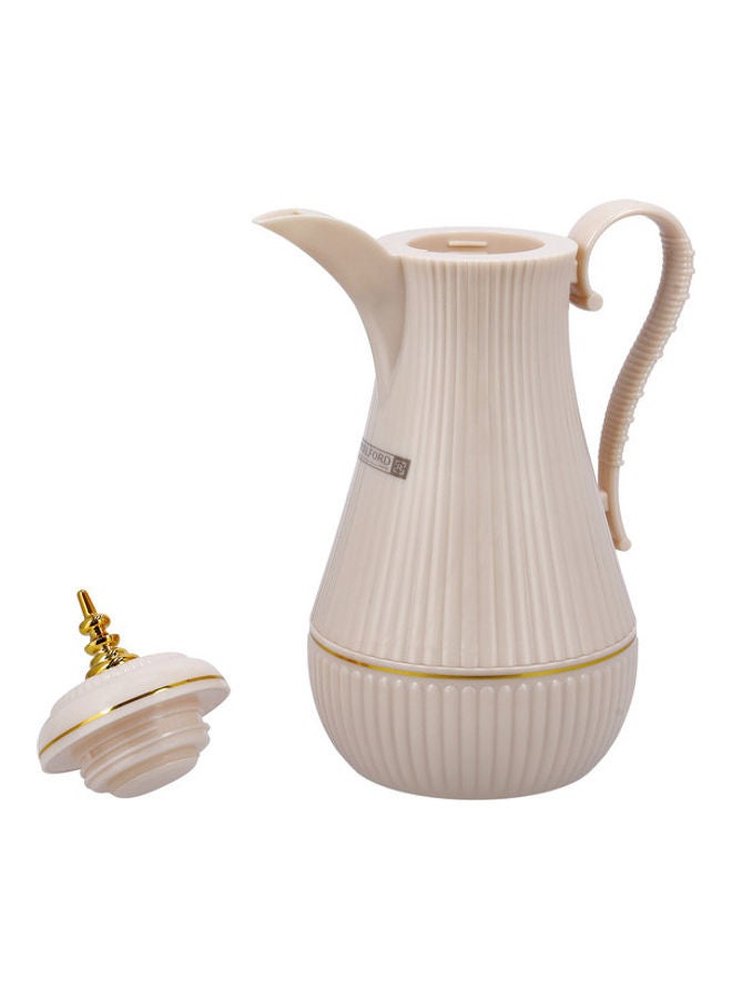Royalford Daaria Double Wall Vacuum Flask Beige 1Liters - Image 5