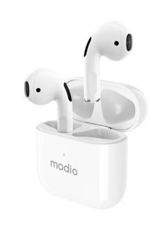 modio ME4 True Wireless Stereo (TWS) Bluetooth Earbuds with Charging Case – In-Ear Headset with HD Sound, Touch Controls, Noise Isolation, Built-in Mic & Bluetooth 5.3 – Lightweight, Compact Design Compatible with Android & iOS for Music, Calls & More  - Image 5