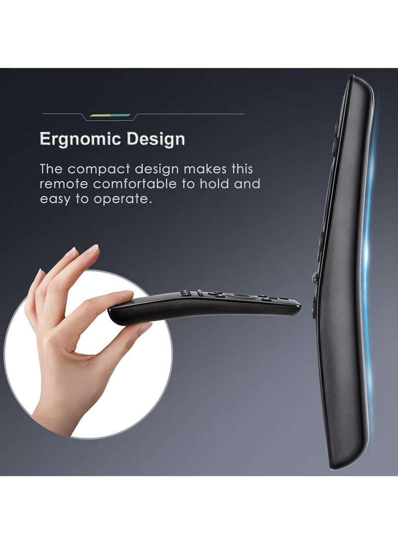 ELTRAZONE Universal Remote Control Compatible with All Samsung LED QLED UHD SUHD HDR LCD Curved Frame Solar Powered HDTV 4K 8K 3D TVs with Buttons for Netflix, Prime Video, WWW with battery - Image 4