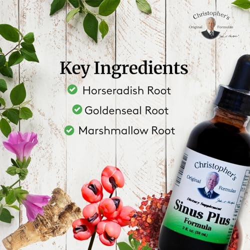 Christopher's Original Formulas Sinus Plus, 2 oz Liquid - Natural Herbal Formula for Sinus Support - Image 3