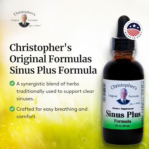 Christopher's Original Formulas Sinus Plus, 2 oz Liquid - Natural Herbal Formula for Sinus Support - Image 4