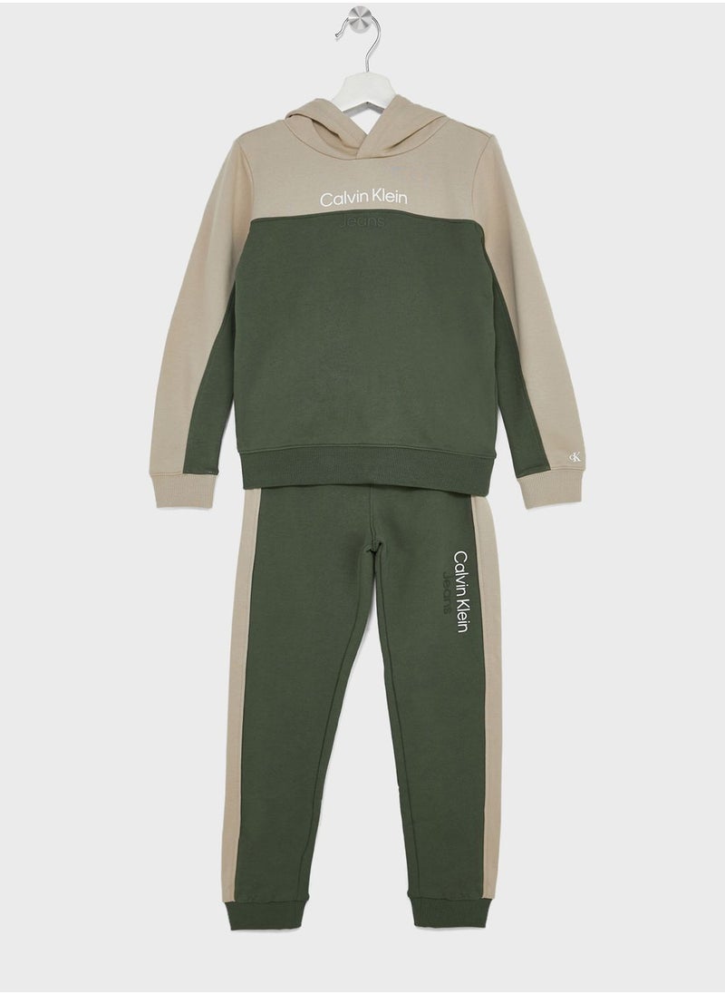 Calvin Klein Jeans - Kids Colorblock Hoodie Set - Image 1