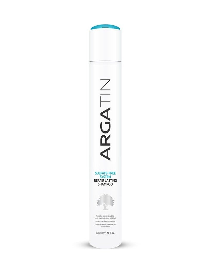 ARGATIN Keratin Sulfate Free Shampoo 330ml | Smooth & Frizz-Free Hair | Gentle, Nourishing Formula for Dry | Damaged & Treated Hair | Color Safe Hair Care - Image 2