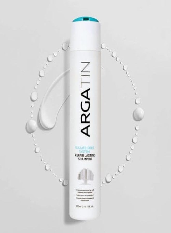 ARGATIN Keratin Sulfate Free Shampoo 330ml | Smooth & Frizz-Free Hair | Gentle, Nourishing Formula for Dry | Damaged & Treated Hair | Color Safe Hair Care - Image 3