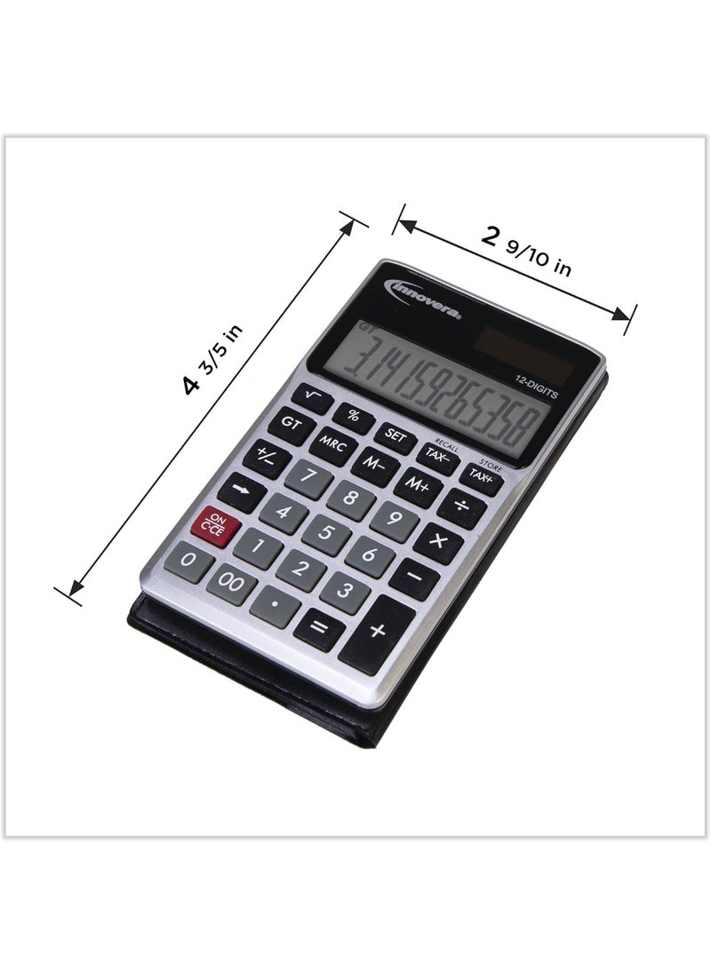 Innovera Innovera IVR15922 12Digit LCD Pocket Calculator  - Image 3