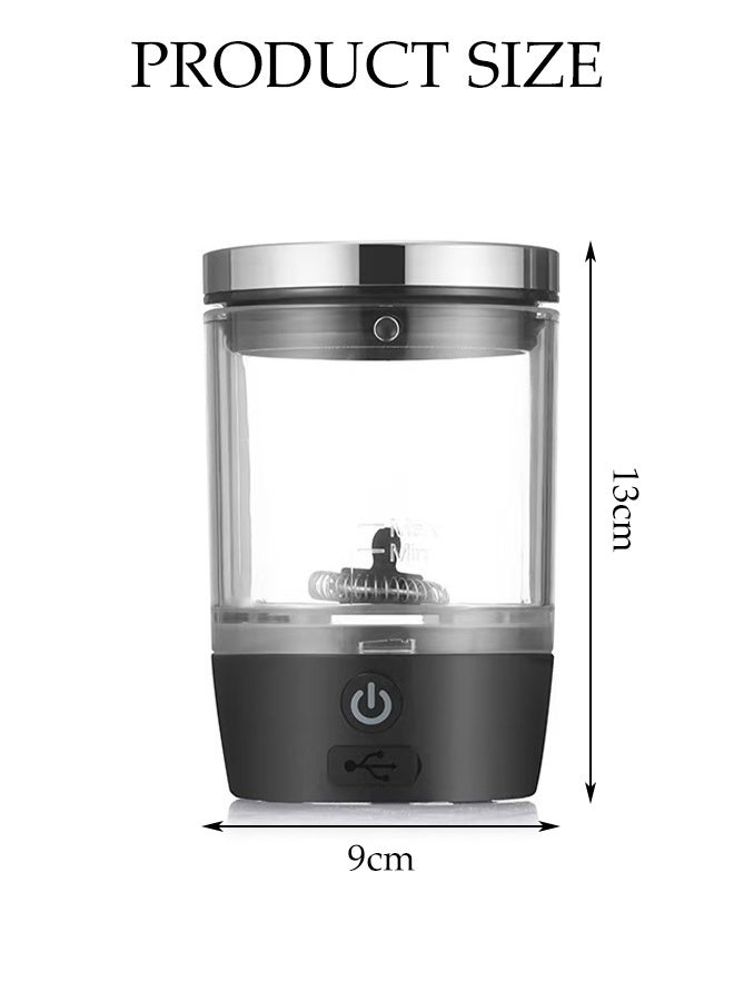 DUNISO خلاط حليب كهربائي محمول صغير بخار حليب أوتوماتيكي يعمل بصمت متعدد الوظائف لصنع رغوة الحليب الساخن والبارد مع داخل غير لاصق لتسخين الحليب للقهوة، الشوكولاتة الساخنة، الحليب، اللاتيه، الكابتشينو - Image 4