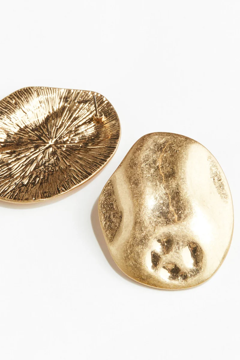 H&M Hammered Earrings