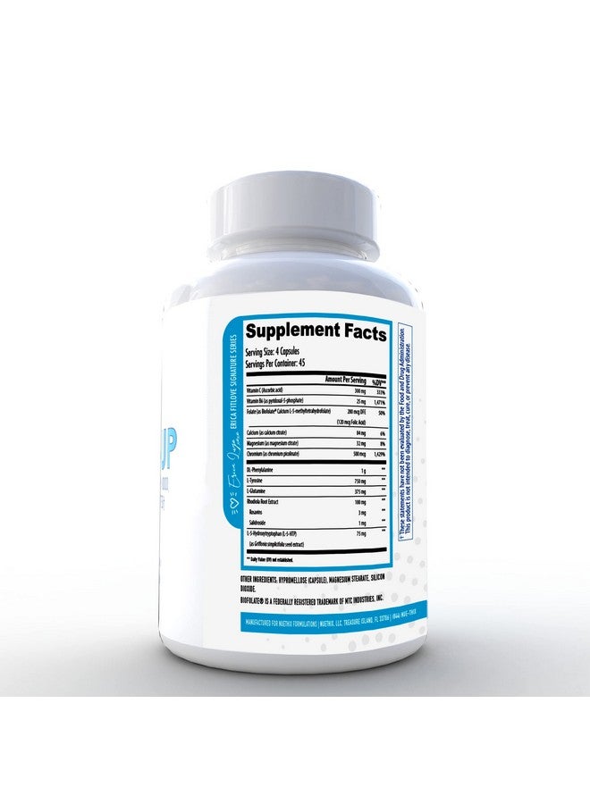 NuEthix Formulations Moodup Dietary Supplement For Optimal Disposition Appetite And Support For Neurotransmitters 180 Capsules 45 Servings  - Image 3