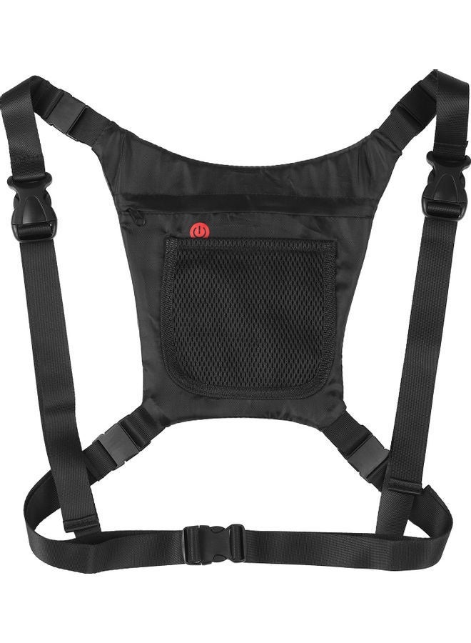 NIBEMINENT USB Rechargeable LED Bike Back Pack 33x26x3cm - Image 5