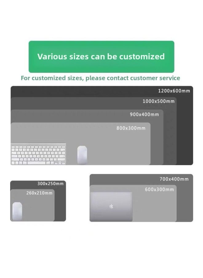 Generic - Long Strawberry Bear Mouse Mat Office Game Table Mat Prevention Mouse Hand Keyboard Mat Good Luck Rolling Table Mat-Color:300*600*3mm-Pattern:Strawberry Bear -4 - Image 1