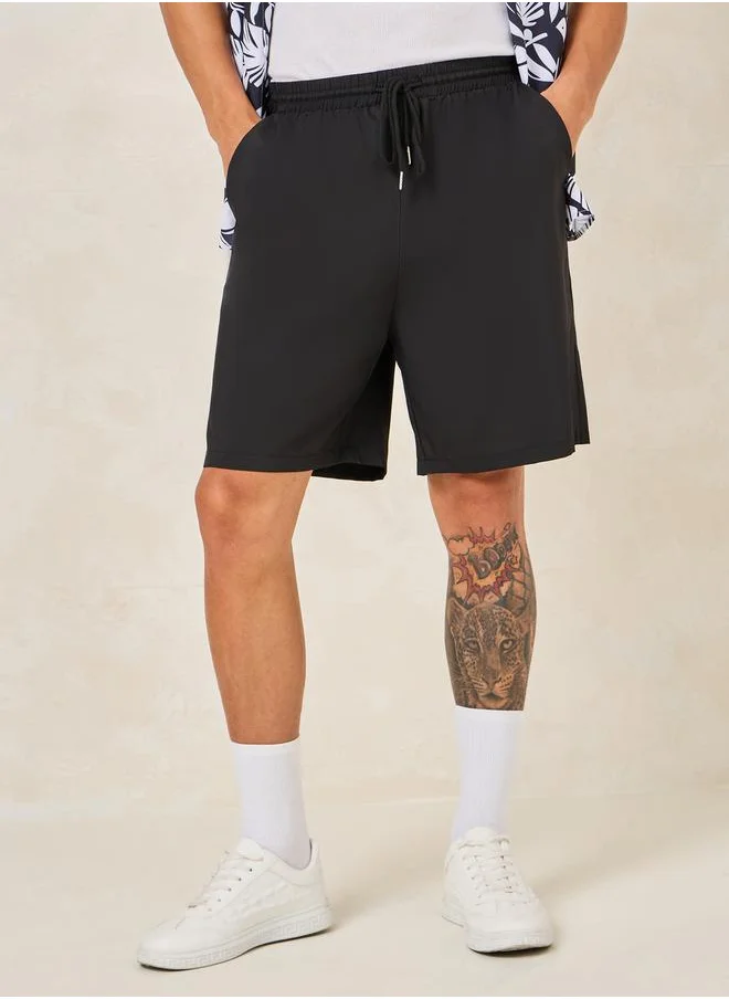 ستايلي Summer Tropical Print Shirt & Shorts Co-Ords