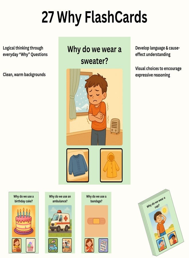 Exploralearn WH Series - Why Kit | 5-in-1 Activity Box with Wooden Puzzles, Flashcards & Story Sequencing | Autism & Speech Friendly | Age 4+ | Build Logic & Emotional Reasoning - Image 4