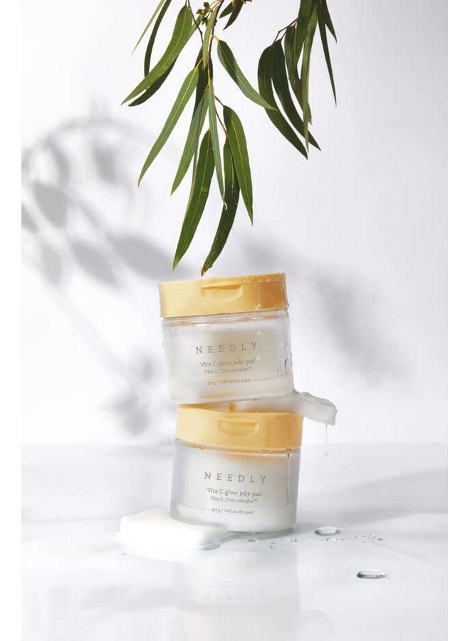 نيدلي NEEDLY | Vita C Glow Jelly Pad | تونر مفتح للبشرة لتقشيرها والعناية بالبقع وتحسين لونها - Image 5