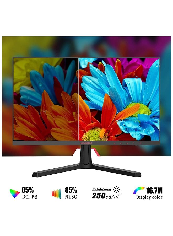 KOORUI 24 Inch Computer Monitor -FHD 1080P Gaming Monitor 165Hz VA 1ms Build-in FreeSync, Compatible G-sync, LED Monitors with Ultra-Thin, HDMI X2 /DP, VESA Compatible, Tilt Adjustable, Eye Care 24E4 - Image 3