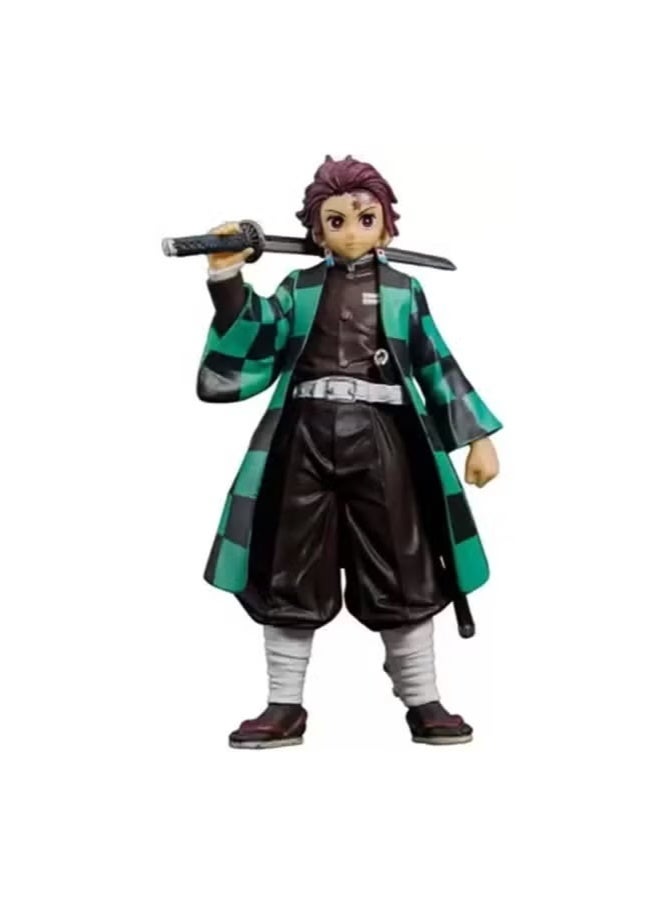 Kimetsu No Yaiba Toy Action Figure for Kids, Legendary Character Action Figures, Tanjiro Kamado, Action Figure Toy, Birthday Gifts for Boys and Girls Aged 6+ Years, 15CM - Image 3