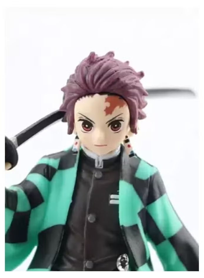 Kimetsu No Yaiba Toy Action Figure for Kids, Legendary Character Action Figures, Tanjiro Kamado, Action Figure Toy, Birthday Gifts for Boys and Girls Aged 6+ Years, 15CM - Image 2
