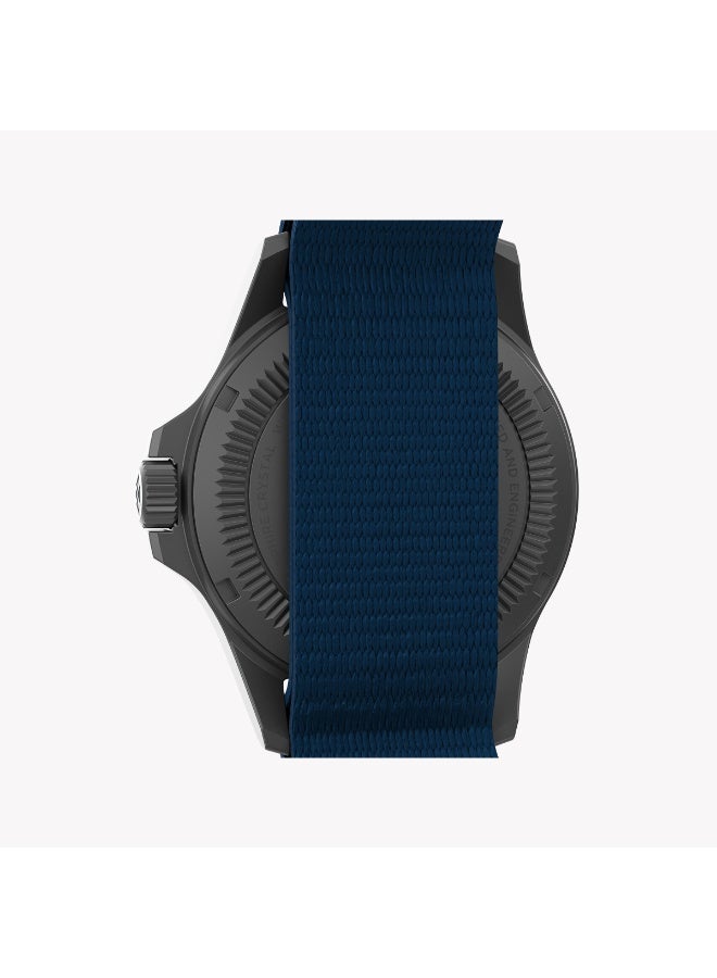 TIMEX Expedition Field Post Solar 41mm Gunmetal Black Dial Black rPET Strap | TW2Y31700 - Image 4