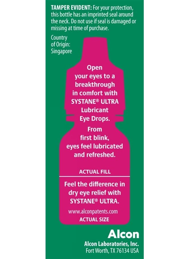 Systane Ultra Lubricant Eye Drops,0.14 Fl Oz (Pack of 1)  - Image 4