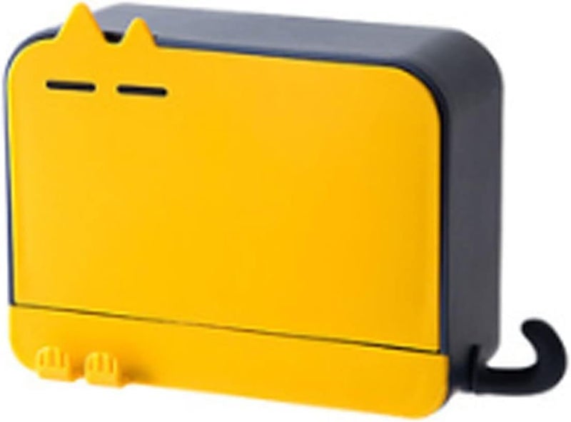 Prachit Prachit No-Drilling Soap Box Wall-Mounted Soap Holder with Cover Toilet Laundry New Soap Box, Plastic - Image 1