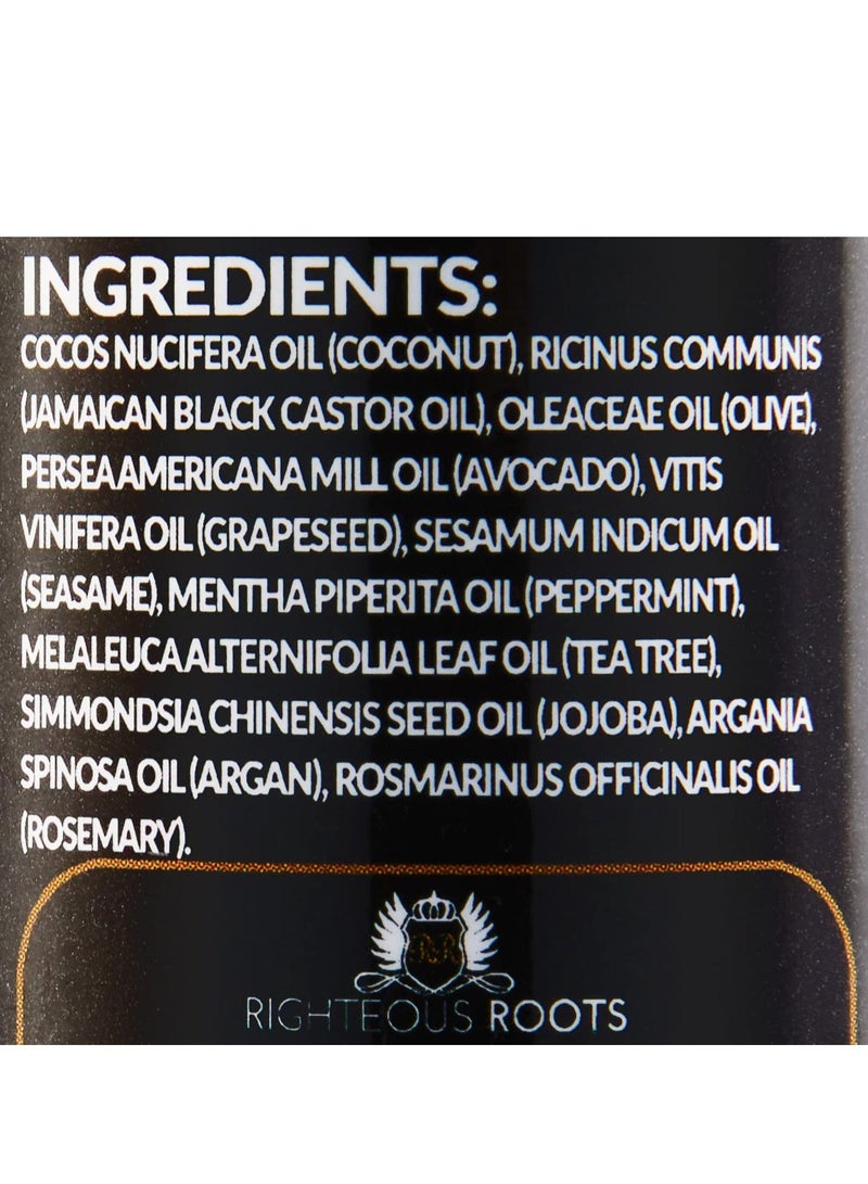RIGHTEOUS ROOTS Hair Oil for Hair Growth Anti Frizz and Thickener Best for Curly, 4fl oz - Image 3