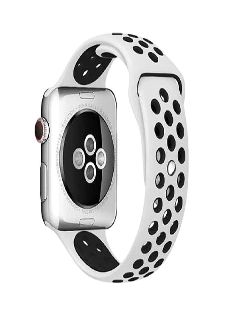 BORTONY Silicone Replacement Sport Band For Apple Watch Series 3/4/5 42-44mm - Image 2